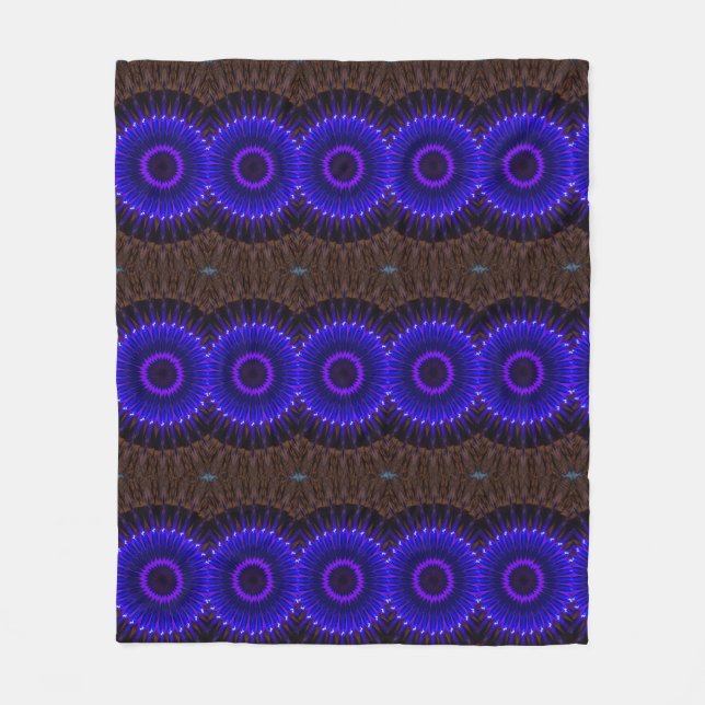 Purple brown Sherpa Blanket (Front)