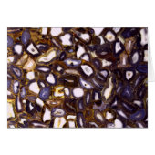 Purple Brown White Agate stone pattern  (Front Horizontal)