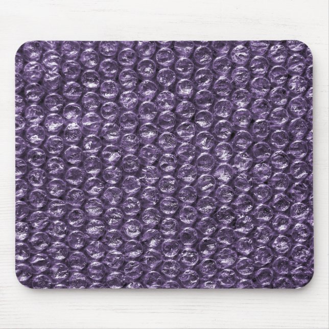 purple bubble wrap mouse pad (Front)