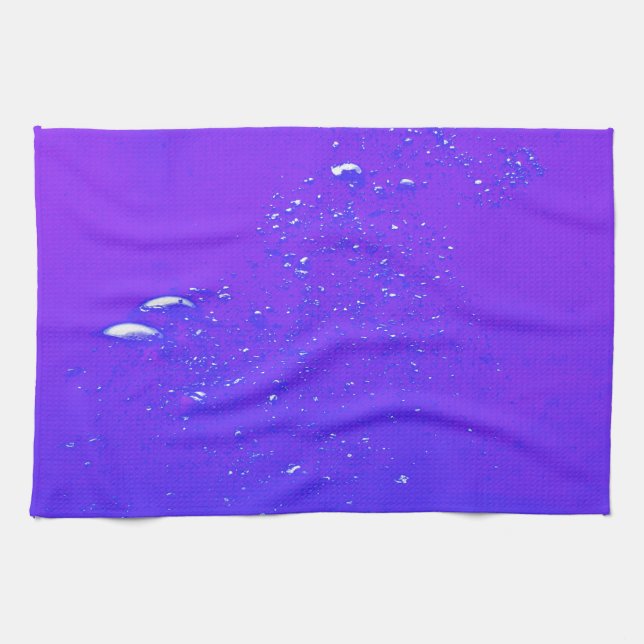 Purple bubbles towel (Horizontal)