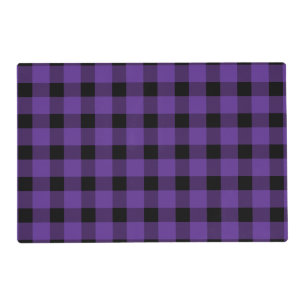 Purple Buffalo Country Lumberjack Plaid Placemat