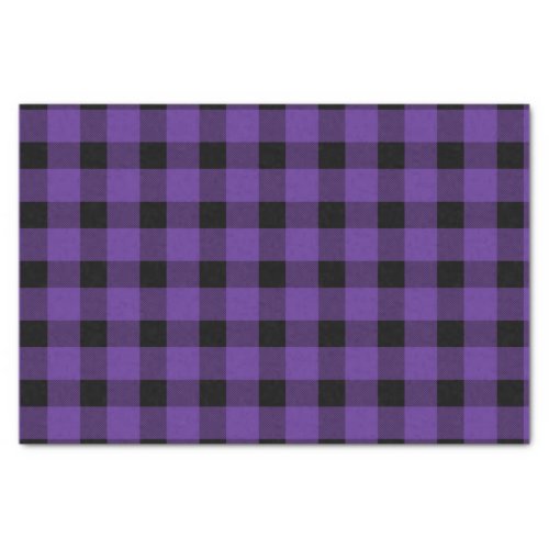 Purple Buffalo Country Lumberjack Plaid Tissue Paper