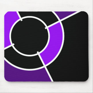 purple bullseye mouse pad