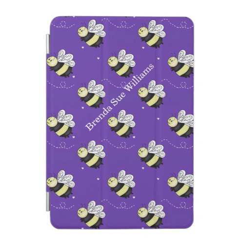 Purple Bumblebee  iPad Mini Cover