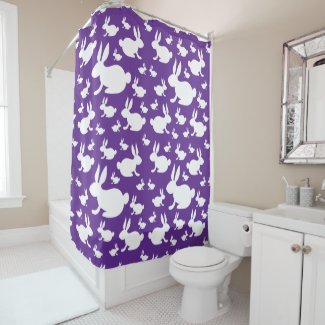 Bunny Rabbits Shower Curtain