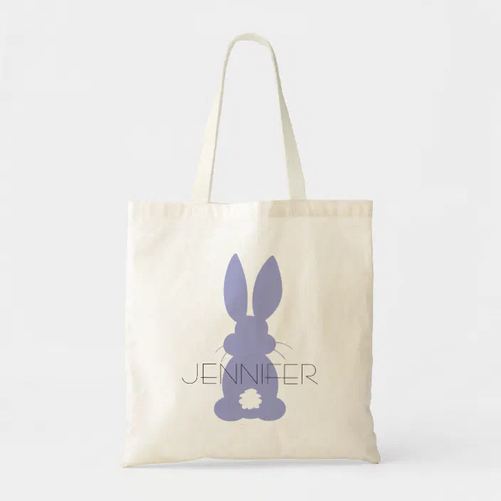 Rabbit Face cotton tote bag Shopping bag,Reusable and Washable Book bag