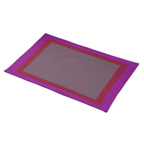 Purple Burgundy and Eggplant Placemat