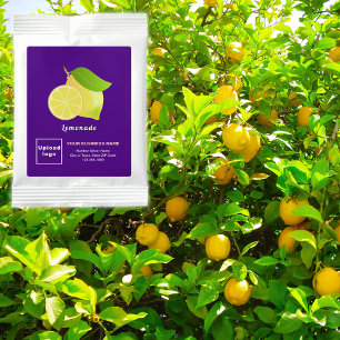 Purple Business Brand on Lemonade Drink Mix