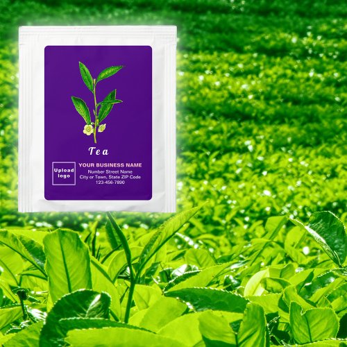 Purple Business Branding on Tea Drink Mix