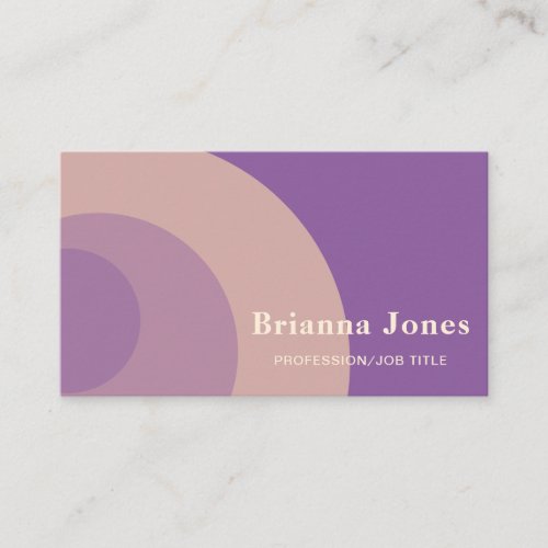 Purple Business Card