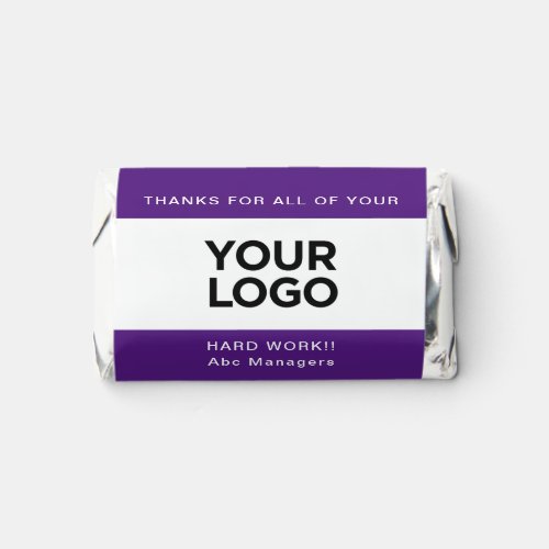 Purple Business Logo Text Employee Appreciation