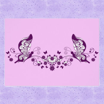 Purple Butterflies by Cardgallery at Zazzle