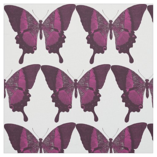 Purple Butterflies Butterfly Fabric