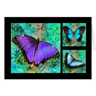 Purple Butterflies Cards