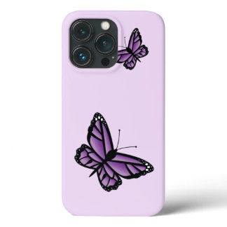 Purple Butterflies iPhone 13 Pro Case