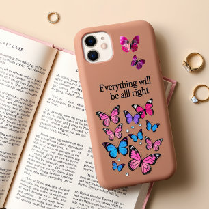 Purple Butterflies  iPhone 13 Case
