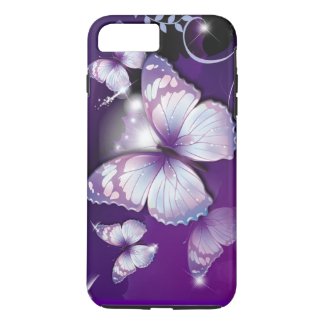 Purple Butterflies Case-Mate iPhone Case