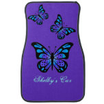 Purple Butterflies Custom Car Mats at Zazzle