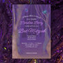 Purple Butterflies, Enchanted Forest Bat Matzvah Invitation