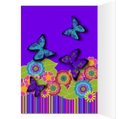 Purple Butterflies | Floral Beauty | Mother's Day (Inside (Left))