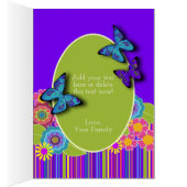 Purple Butterflies | Floral Beauty | Mother's Day (Inside (Right))