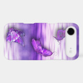 Purple Butterflies iPhone4/4S Case-Mate iPhone Case (Back (Horizontal))