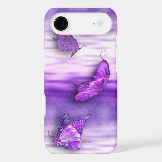 Purple Butterflies iPhone4/4S Case-Mate iPhone Case (Back)