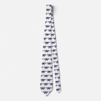 Purple Butterflies Neck Tie