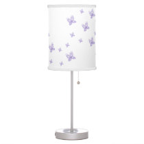 Purple Butterflies Table Lamp Purple Butterflies Table Lamp