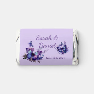 Purple Butterflies Wedding Favors Candy Bar