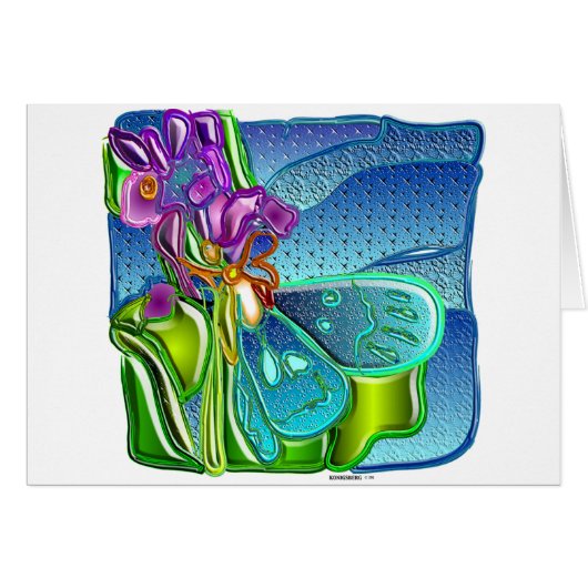 purple butterfly 1 cards (Front Horizontal)