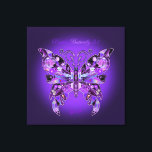 Purple Butterfly 31 Canvas Print<br><div class="desc">K-pop music Fan Art : On this Purple Butterfly 31,  you could find 31 refs about my favorite k-pop Music of 7 Amazing Guys and their army of fans if you know them well! Or just,  enjoy this design and see what you want to see with your own meaning.</div>