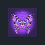 Purple Butterfly 31 Canvas Print<br><div class="desc">K-pop music Fan Art : On this Purple Butterfly 31,  you could find 31 refs about my favorite k-pop Music of 7 Amazing Guys and their army of fans if you know them well! Or just,  enjoy this design and see what you want to see with your own meaning.</div>