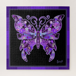 Purple Butterfly 31 Jigsaw Puzzle