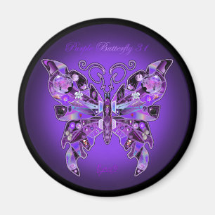Purple Butterfly 31 Magnet