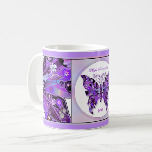 Purple Butterfly 31  Mug