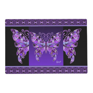 Purple Butterfly 31  Placemat
