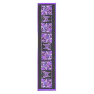 Purple Butterfly 31 Short Table Runner