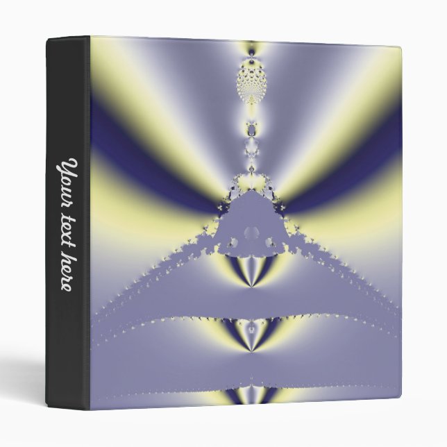 Purple Butterfly 3 Ring Binder (Front/Spine)