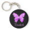 Purple butterfly and stars personalized with name