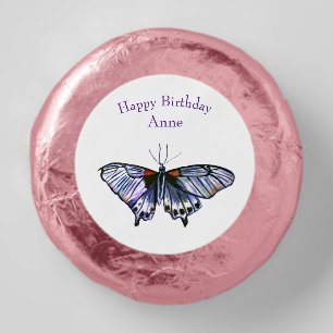 Purple Butterfly Art Dipped Oreo Cookie Favors