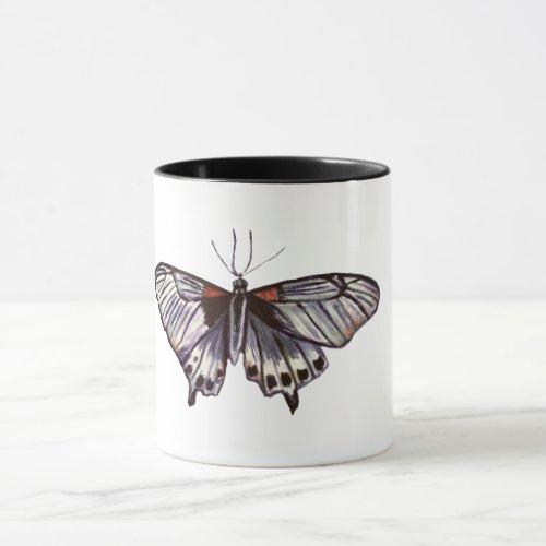 Purple Butterfly Art Mug