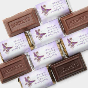 Purple Butterfly Birthday Hershey's Miniatures