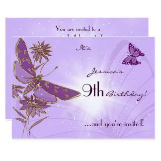 Butterfly Invitation Card 4