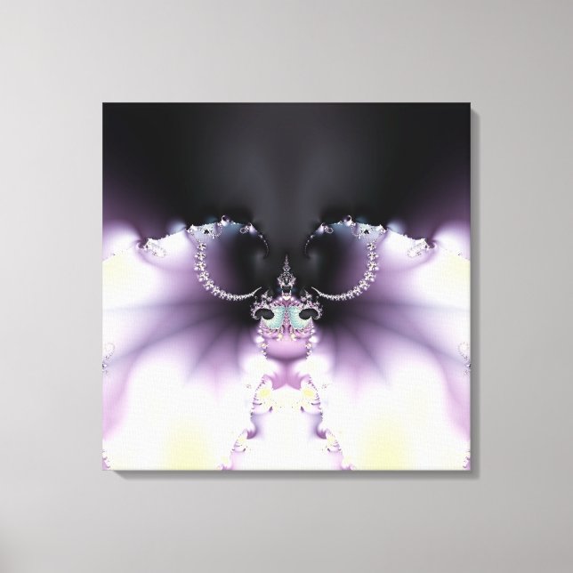Purple Butterfly Canvas Print (Front)