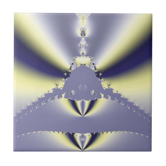 Purple Butterfly Ceramic Tile (Front)