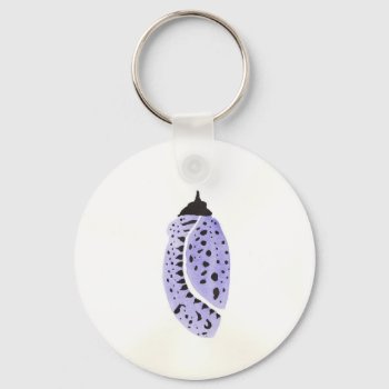 Purple Butterfly Cocoon Keychain by AlteredBeasts at Zazzle