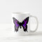 Purple Butterfly Coffee Cup