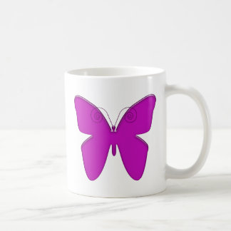 Purple Butterfly Coffee Mug