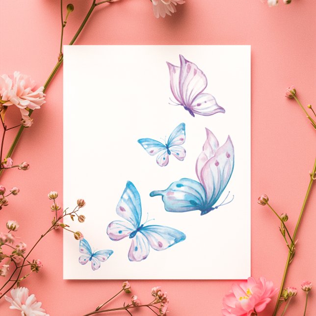 PURPLE BUTTERFLY ENVELOPE MAILERS (PURPLE BUTTERFLY)